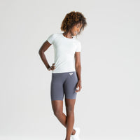 Power Seamless T-Shirt | Washed Light Grey