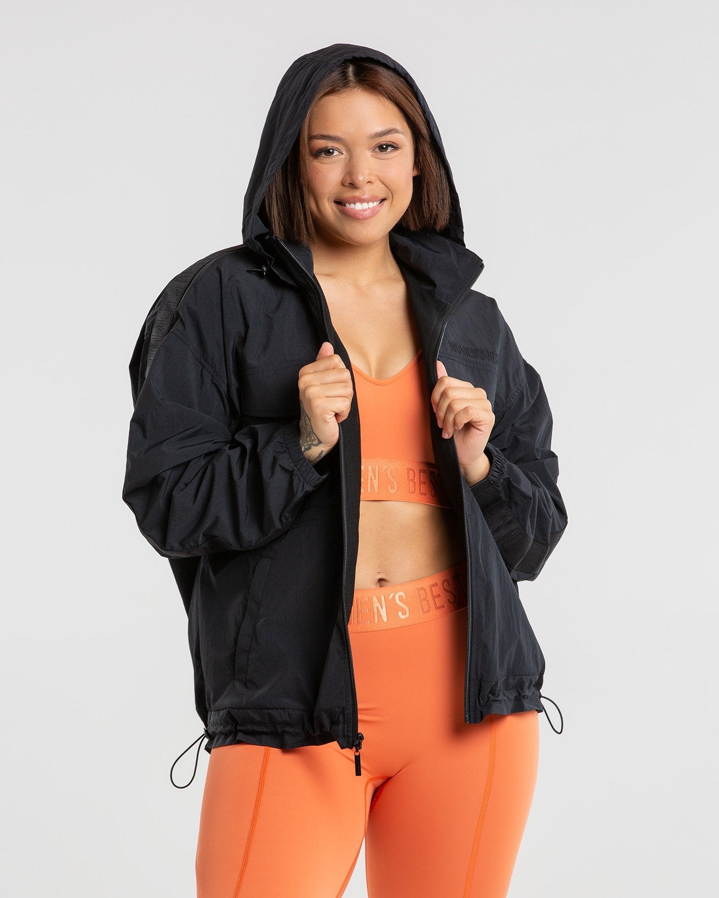 Long windbreaker outlet jackets for womens